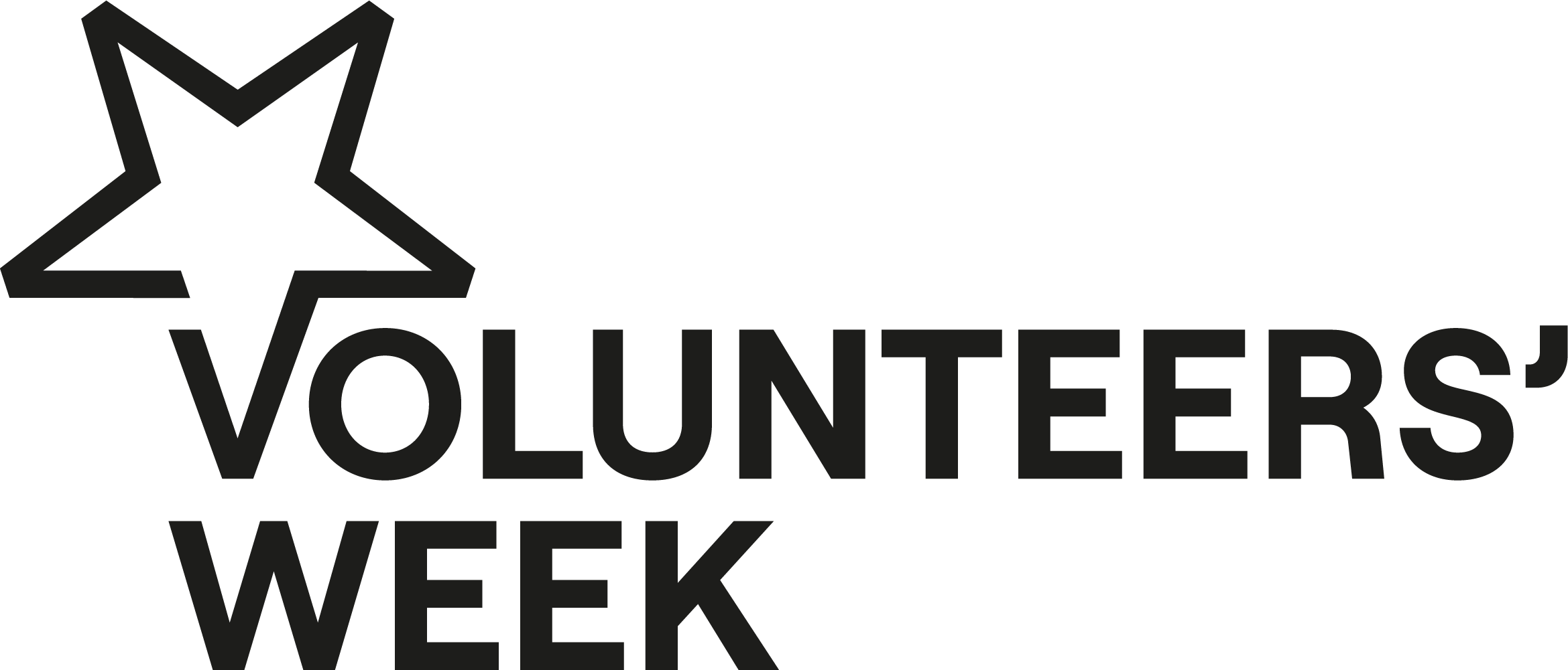 Volunteers Week Logo Black